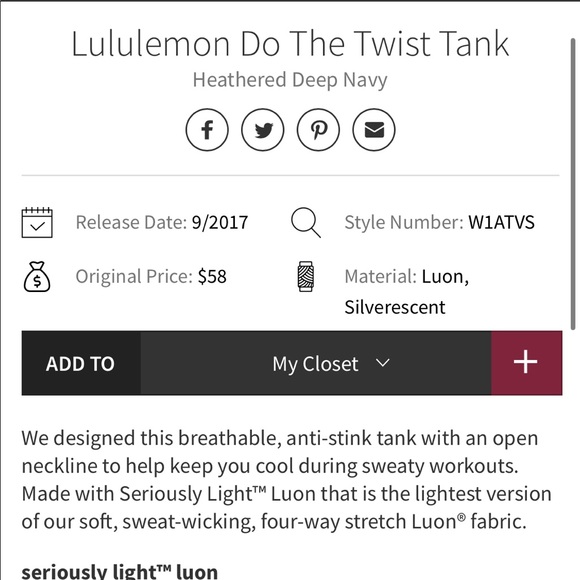 LULULEMON do the twist tank - Picture 13 of 14